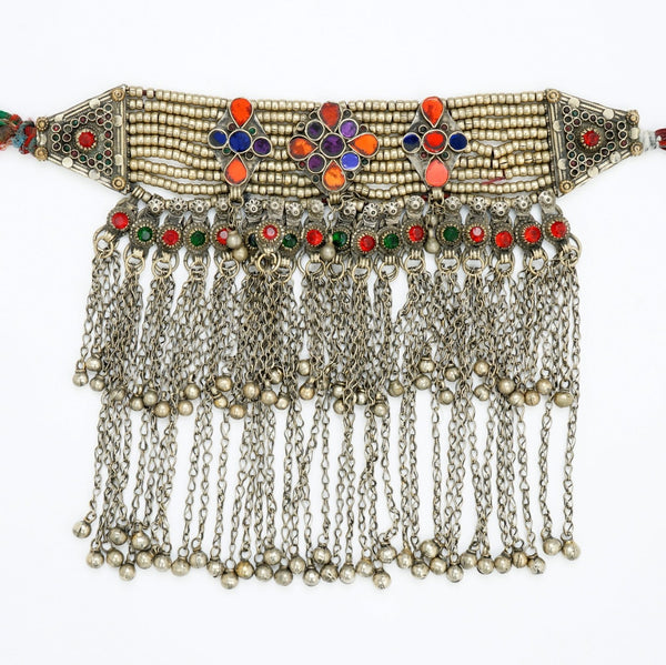 Koochi necklace White metal, 31 x 23 cm